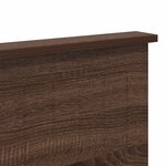 vidaXL Tête de lit Chêne brun 140 cm Bois d'ingénierie