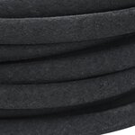 vidaXL Tuyau d'arrosage de jardin noir 0 6" 10 m caoutchouc