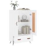 vidaXL Buffet haut blanc 69 5x31x115 cm bois d'ingénierie