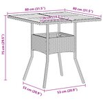 vidaXL Ensemble de salle à manger de jardin 5 pièces avec coussins Beige Poly Rotin