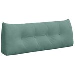 vidaXL Coussin de Dos Vert Mer 120 x 24 x 50 cm Velours
