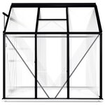 vidaXL Serre avec cadre de base Anthracite Aluminium 3 61 m²