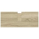 vidaXL Armoire salle de bain chêne sonoma 80x33x60cm bois d'ingénierie