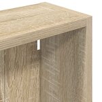 vidaXL Armoire murale de salle de bain Chêne Sonoma 40 x 14 x 70 cm