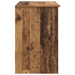 vidaXL Bureau Bois ancien 90 x 49.5 x 75 cm Bois d'ingénierie