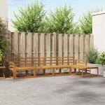 vidaXL Ensemble de canapés d'extérieur 5 pc Naturel