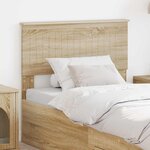 vidaXL Tête de lit Chêne Sonoma 90 cm Bois d'ingénierie