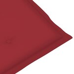 vidaXL Chaises inclinables de jardin et coussins lot de 8 Teck solide