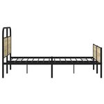vidaXL Cadre de lit sans matelas 120x190 cm cm chêne sonoma
