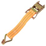 vidaXL Sangle d’arrimage à cliquet 10 Pièces 1 tonne 6 m x 38 mm Orange
