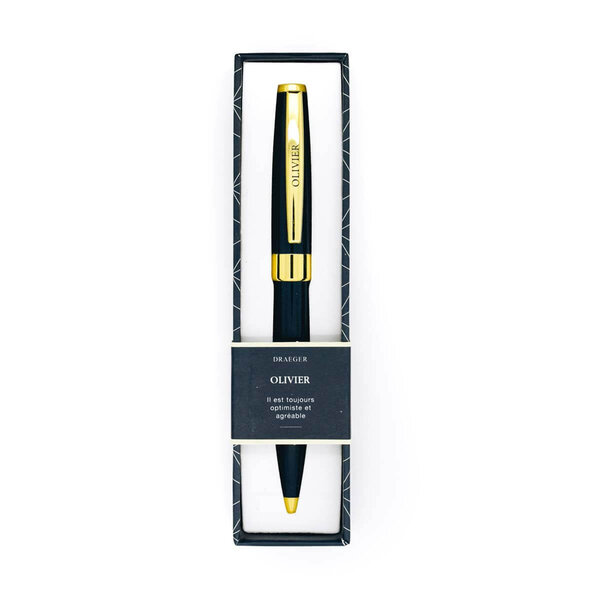 Stylo bille prénom homme Pastel Chic - Olivier - Draeger