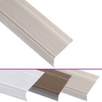 Vidaxl nez de marche forme en l 5 pcs aluminium 90 cm champagne