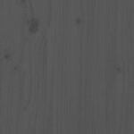 vidaXL Tête de lit Gris 95x4x100 cm Bois massif de pin