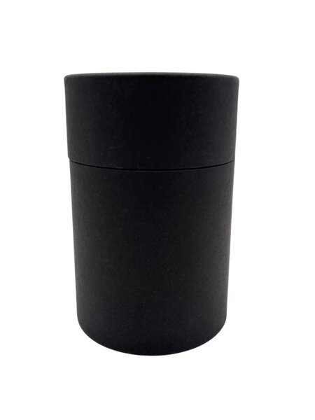 Lot de 25 boîtes cylindriques en carton Noir 8.2 x 11.4 cm