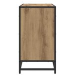 vidaXL Cabinet de salle de bain Chêne artisanal 65 x 33 x 60 cm