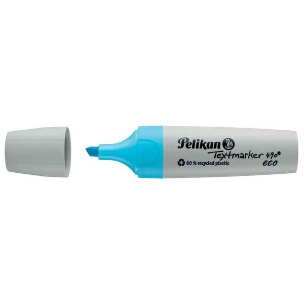 Surligneur 490 eco  bleu fluo PELIKAN