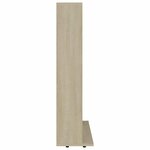 vidaXL Armoire à CD Chêne sonoma 100x23x89 5 cm Bois d’ingénierie