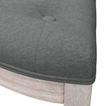 vidaXL Banc Gris foncé 110 5x45x49 cm Tissu