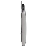 vidaXL Tête de lit suspendue Gris nuage Tissu