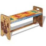 vidaXL Banc Bois massif recyclé 100 x 30 x 50 cm