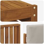 vidaXL Ensemble de canapés d'extérieur 7 pc Gris Naturel et Clair
