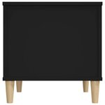 vidaXL Table basse Noir 60x44 5x45 cm Bois d'ingénierie