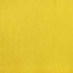 vidaXL Chaises à manger lot de 4 Jaune moutarde Velours