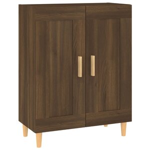 vidaXL Buffet Chêne marron 69 5x34x90 cm Bois d'ingénierie