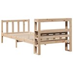 vidaXL Cadre de lit sans matelas 90x190 cm bois de pin massif