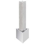 vidaXL Fontaine de jardin Argenté 37 7x32 6x110 cm Acier inoxydable