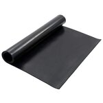 vidaXL Tapis de sol Noir 1 2 x 2 m Caoutchouc