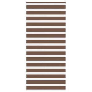 vidaXL Store zèbre marron 110x200cm largeur du tissu 105 9cm polyester