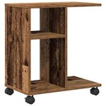 vidaXL Table d'appoint Bois ancien 50 x 30 x 55 cm Bois d'ingénierie