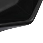 vidaXL Lavabo 41x36 5x12 cm Céramique Noir