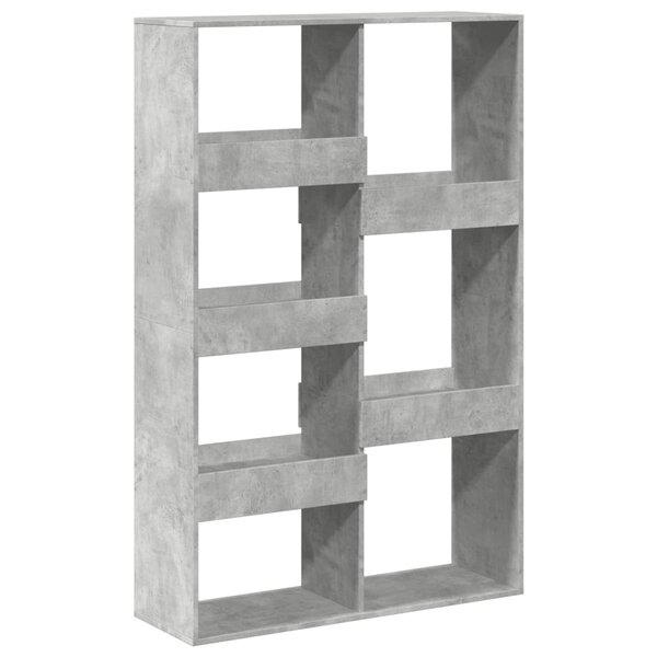 vidaXL Cloison de séparation gris béton 100x33x155 5cm bois ingénierie