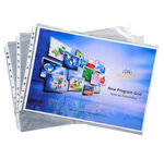 Sach.10 pochettes perf. Exashow A3 x 5 EXACOMPTA