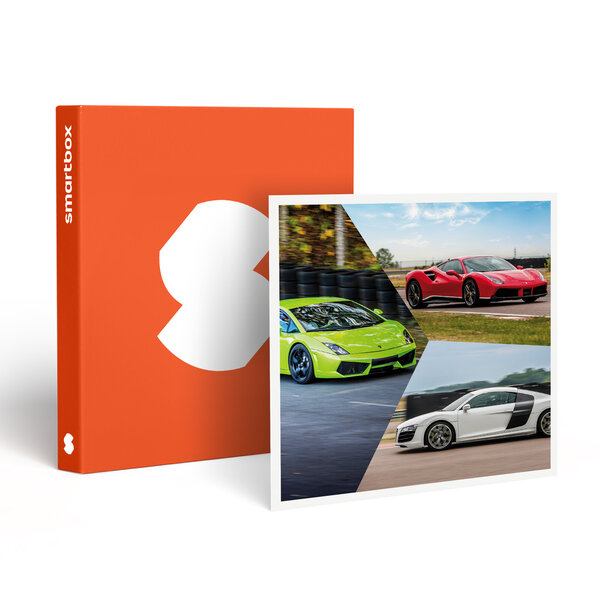SMARTBOX - Coffret Cadeau Stage de pilotage multivolant : 2 tours en Audi R8  2 tours en Lamborghini Gallardo et 2 tours en Ferrari 488 sur le circuit de Croix-en-Ternois -  Sport & Aventure
