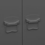 vidaXL Garde-robe industrielle Anthracite 90x50x180 cm Métal