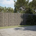 vidaXL Panier gabion avec couvercle 800x50x200 cm fer galvanisé