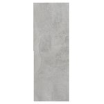 vidaXL Bibliothèque Gris béton 67x24x161 cm Bois d'ingénierie