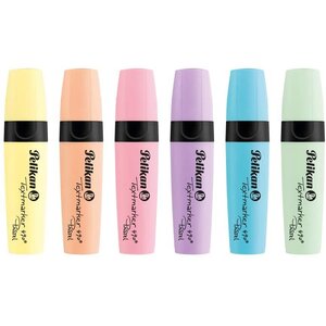 Etui de 6 Surligneurs 490 Pastel Couleurs Pastels Assorties PELIKAN