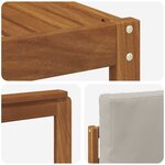 vidaXL Ensemble de canapés d'extérieur 5 pc Naturel et gris clair