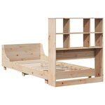 vidaXL Cadre de lit sans matelas 90x190 cm bois de pin massif
