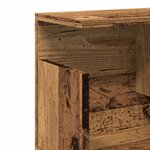 vidaXL Armoire murale 80x20x30 cm vieux bois bois d'ingénierie