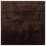 vidaXL Tapis doux à poils moyens et lavable HUARTE Marron 120 x 120 cm