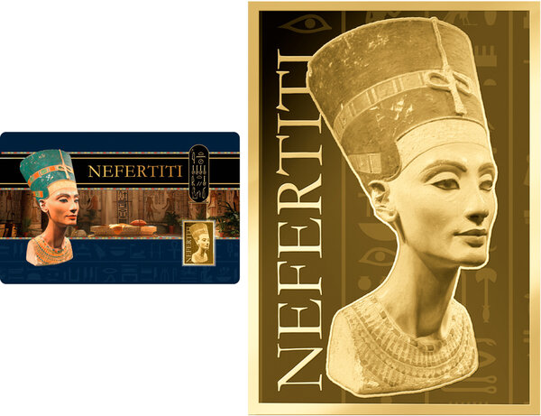 Monnaie NEFERTITI 1/1000 Oz Medaille Or