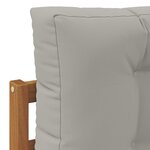 vidaXL Canapé du milieu extérieur Bois d'Acacia Massif Naturel