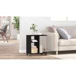vidaXL Table d'appoint Chêne noir 50 x 30 x 55 cm Bois d'ingénierie