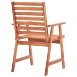 vidaXL Chaises à manger d'extérieur lot de 4 Acacia massif