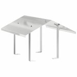 vidaXL Hotte de cheminée Argent 50 x 60 x 37 cm Acier inoxydable